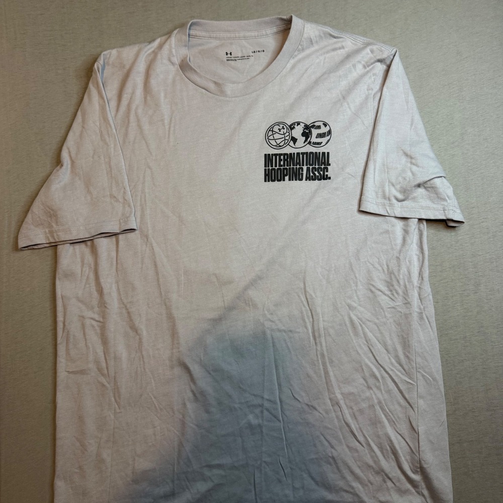 Under Armour International Hooping Assc Basketball Graphic‎ Tee Grey Large LG